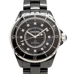 Chanel J12 H1626 Black Dial Men's Watch